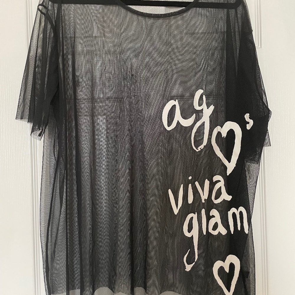Viva glam MAC Ariana Grande mesh top
